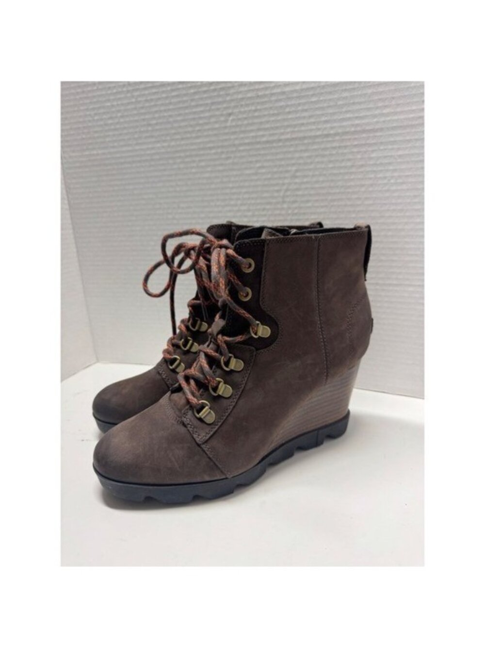 Sorel Joan of Arctic III Wedge Waterproof Boots Brown NL3791-205 Womens 10